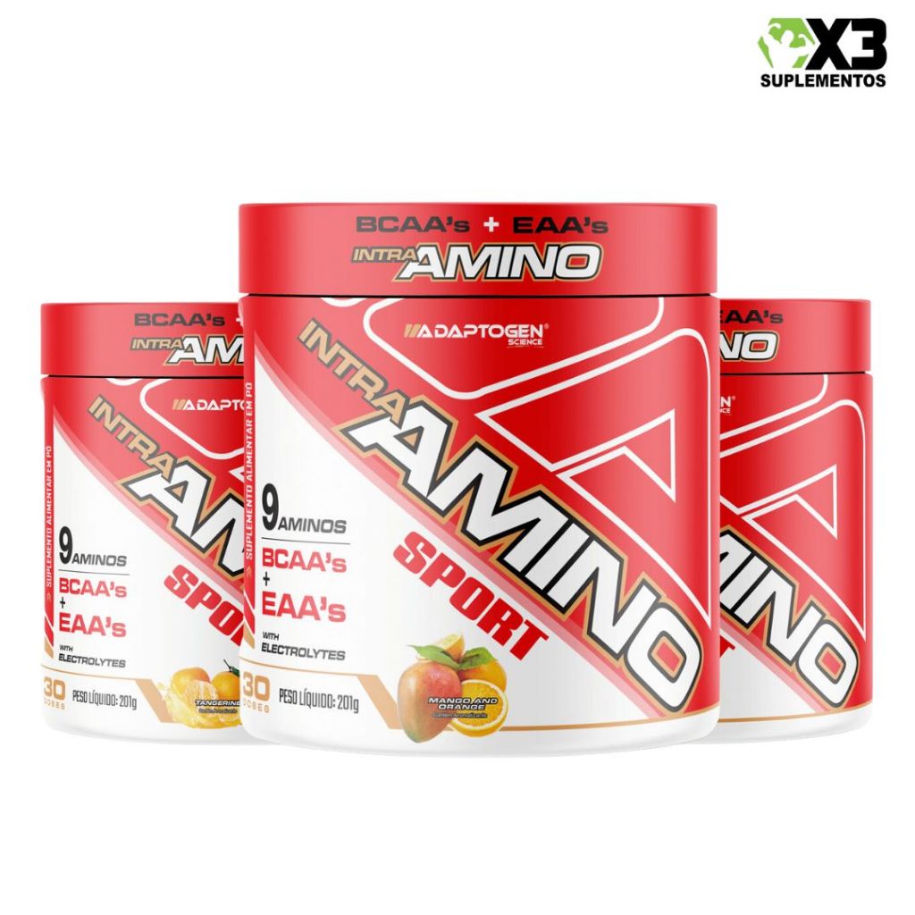 Intra Treino Intra Amino Sport Adaptogen 9 Aminos Bcaa Eaas 200g Adaptogen — R$ 94,07 em Shopee