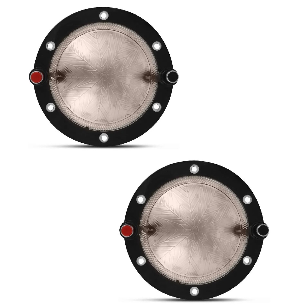 2 REPARO TITANIUM PARA DRIVER D450 TRIO TITANIUM MUSICALL 300W RMS 8 OHMS SOM AUTOMOTIVO SOM PROFISSIONAL RESIDENCIAL