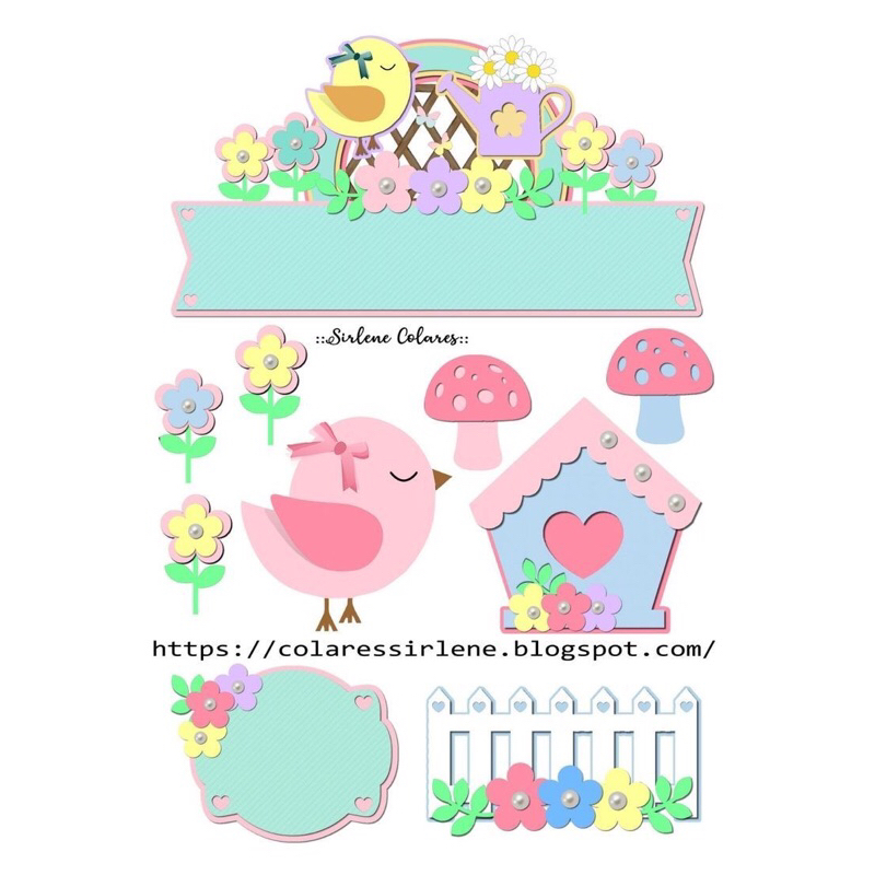 Topo de bolo JARDIM ENCANTADO personalizado pronto para uso( aniversário, mesversario)
