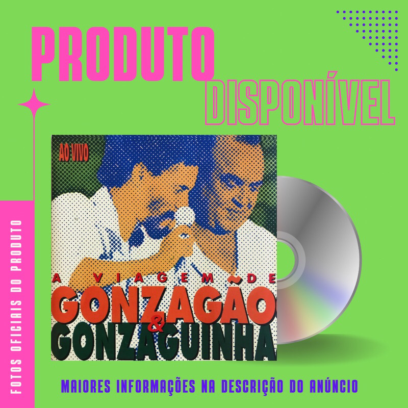CD GONZAGÃO E GONZAGUINHA - A VIAGEM DE GONZAGÃO E GONZAGUINHA AO VIVO