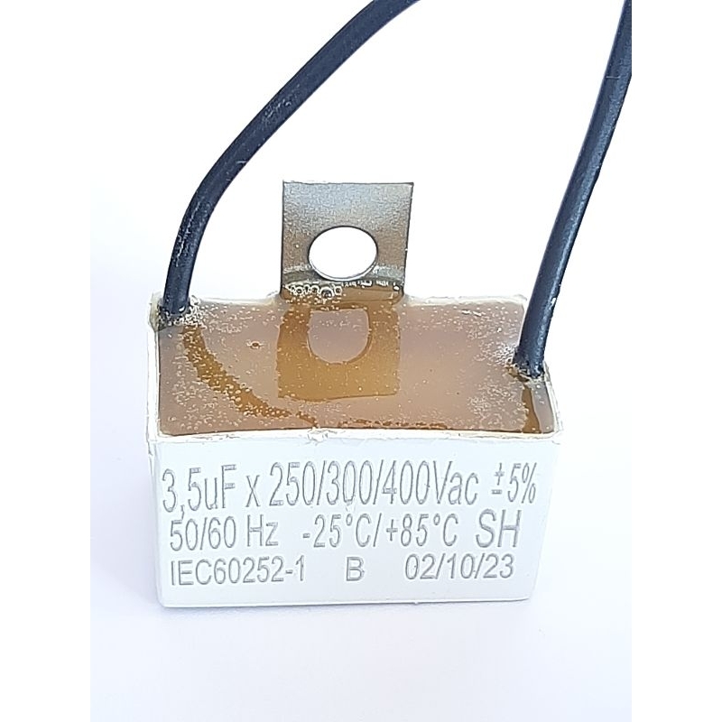 Capacitor 3,5uf 250/400v Ventilador Britânia turbo 40cm turbo 6 pás