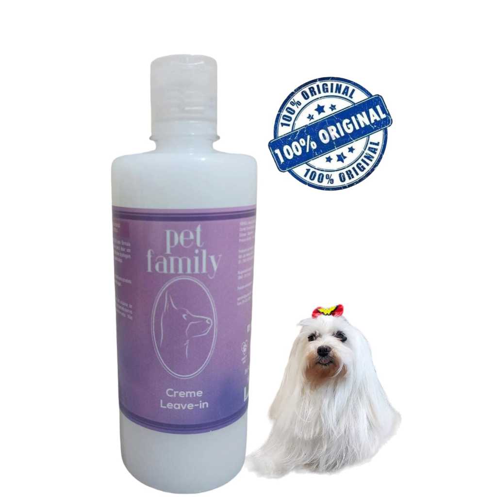 Creme Leave-in Banho Pet Cachorro Gato Desembaraça Pelo Profissional Sem Enxágue Facilita a Escovação dos Pelos