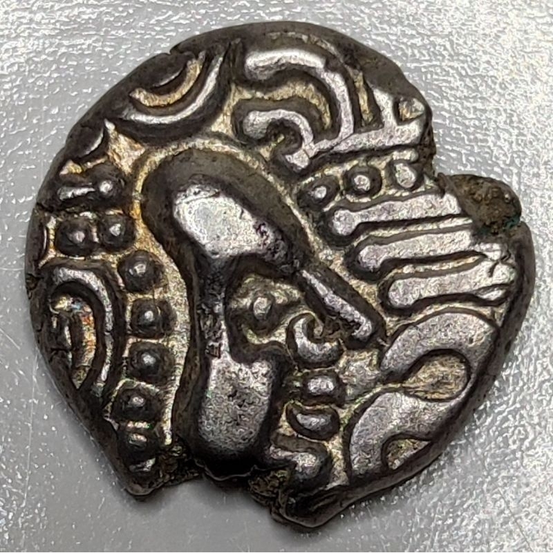 Moeda Dracma Chavadas de Gujarat Índia 760-950
