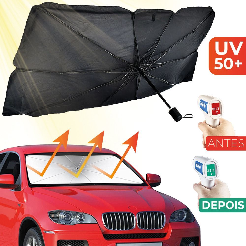 Painel Guarda Sol Proteção Solar Uv Para-brisa Carro