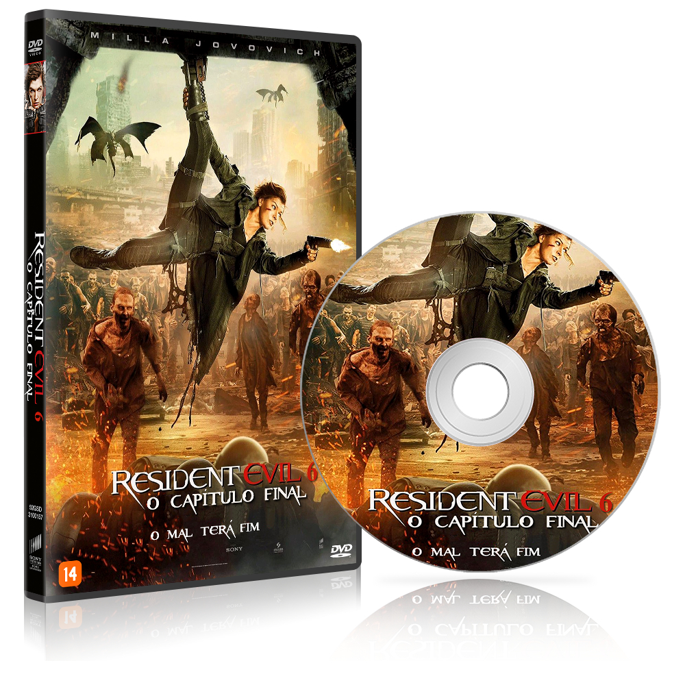 DVD Resident Evil 6 O Capítulo Final (2016) - Alta Qualidade *PROMOÇÃO*