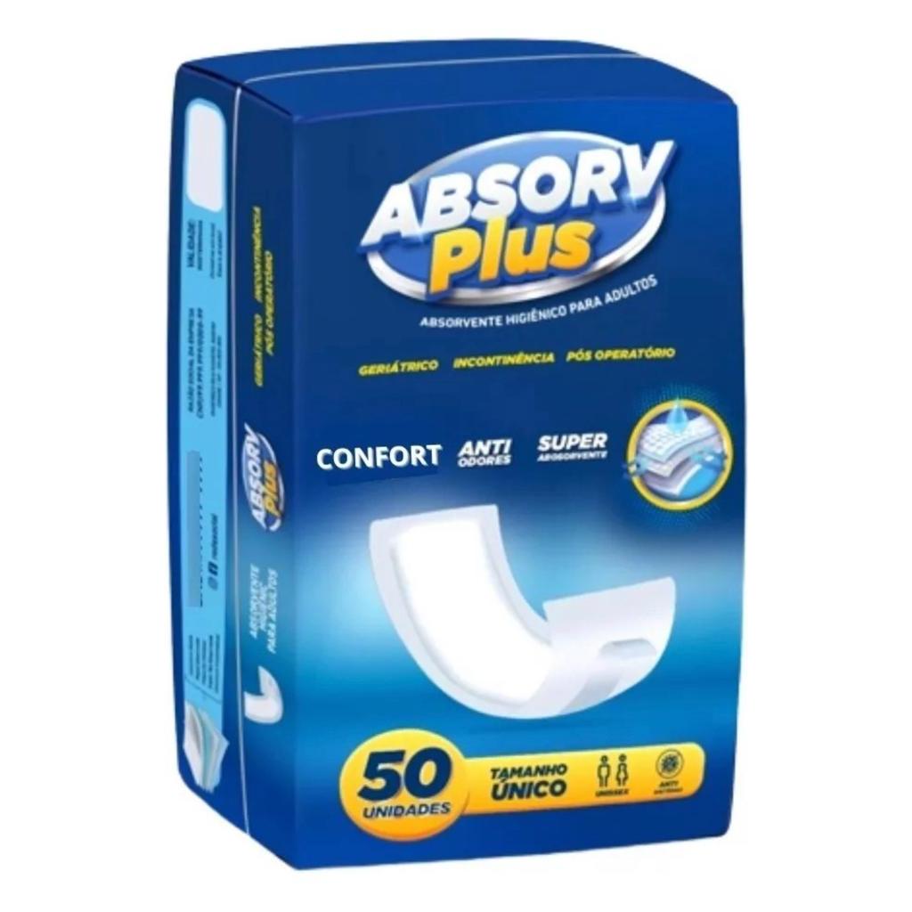 Absorvente Geriátrico Absorv Plus c/50 unidades Pós Parto