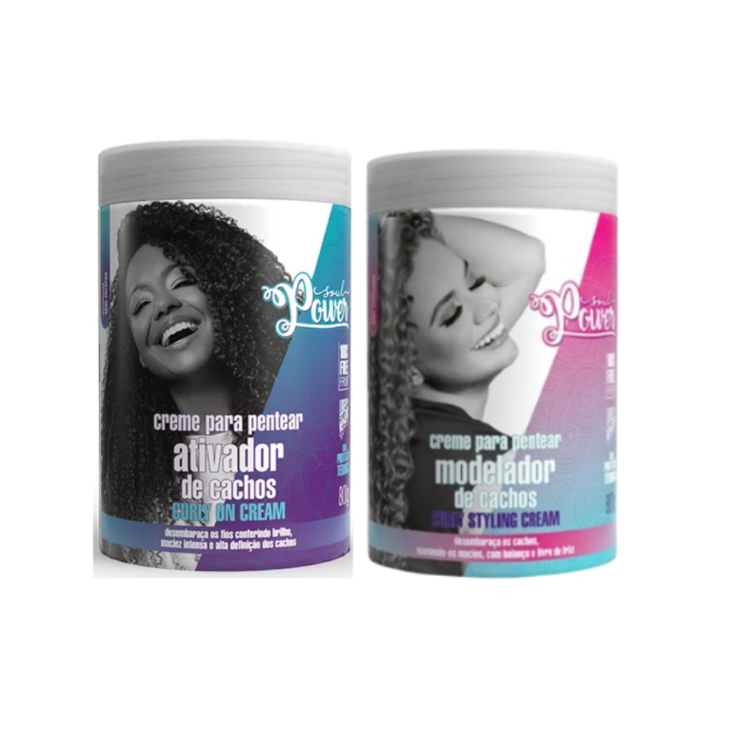 Soul Power Kit Curly Styling 800g e Curly On Cream 800g 2 Itens em Oferta na Shopee