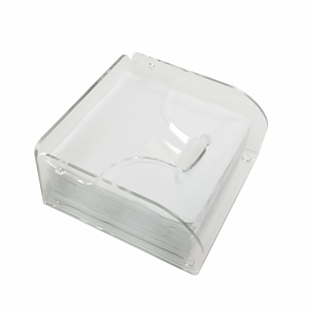 Porta Guardanapo, Suporte para Guardanapo em acrilico Transparente 13x13cm
