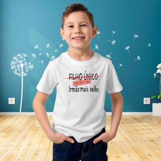 Camiseta Camisa Infantil Promovido A Irmão Mais Velho