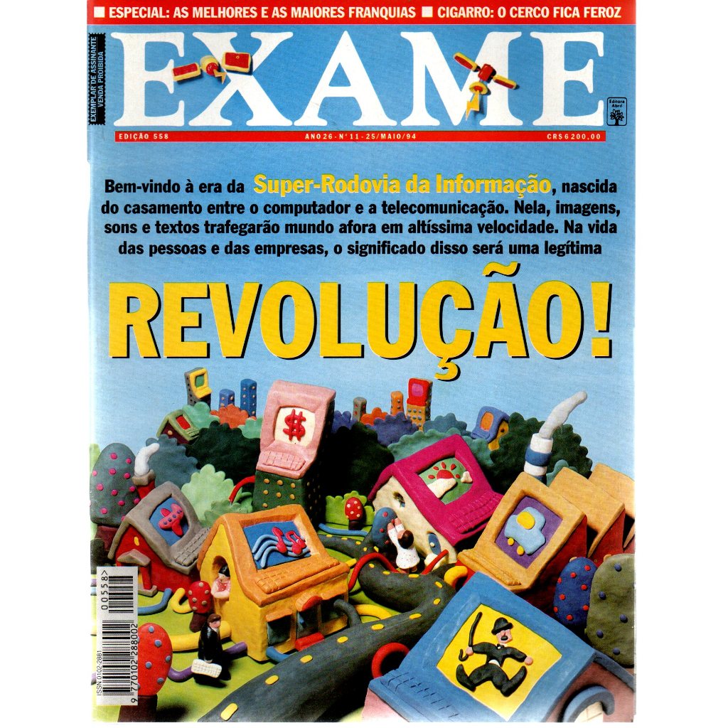 Revista Exame, Nº 11, Ano 26, Edição 558, 25/Maio/94