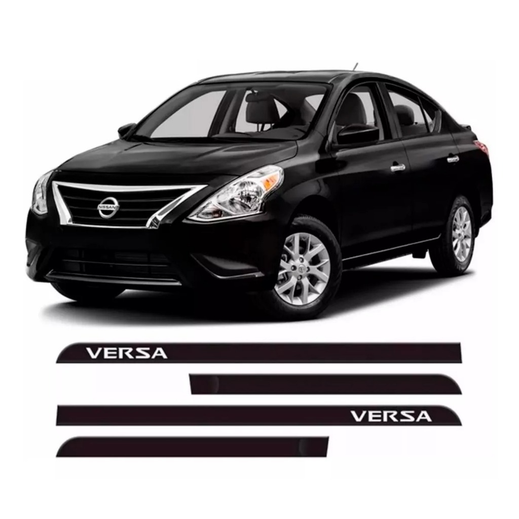 Jogo Friso Lateral Nissan Versa Todos 4 Portas C/ Nome