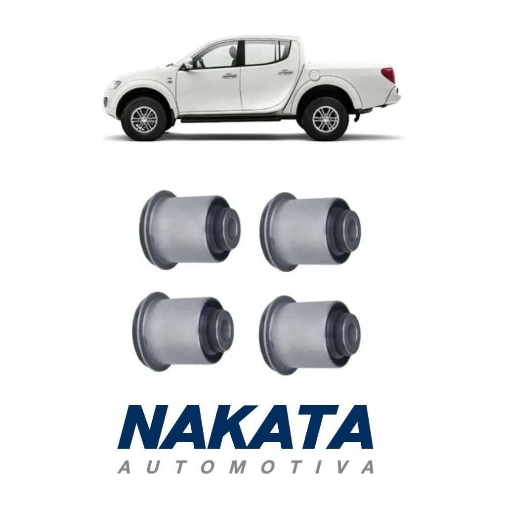 Kit 4 Bucha Bandeja Superior Braço Balança  L200 Triton 4x4 Pajero Dakar Original MR 353951 NB19002