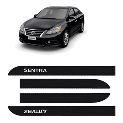 Jogo Friso Lateral Nissan Sentra Todos 4 Portas C/ Nome