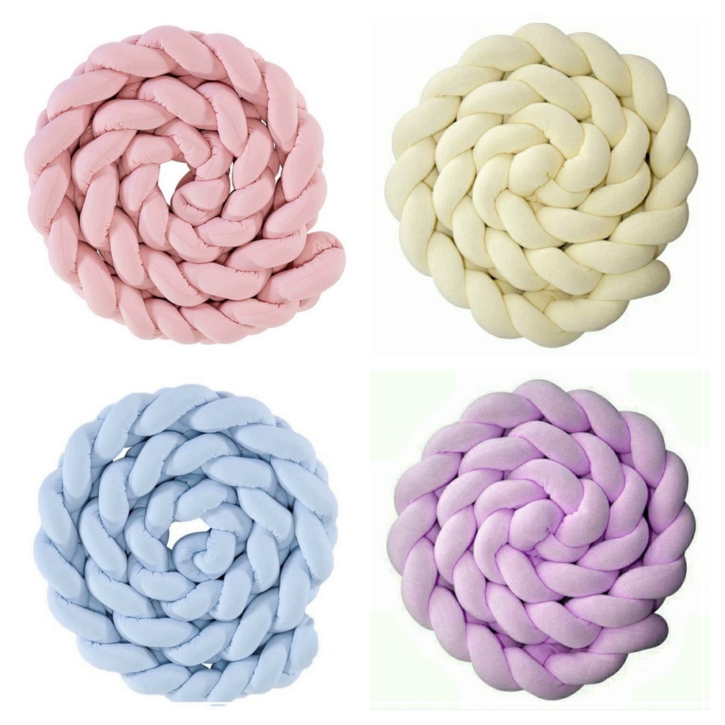 Trança para Lateral De Berço Avulsa 6,5 Metros / 7,5 Metros Lisas Para Berço /camas De Solteiro/ mini Camas/montessoriano/ Cama Casal/ decoraçao/ Menina/ Menino/ Neutro, Super Promoção