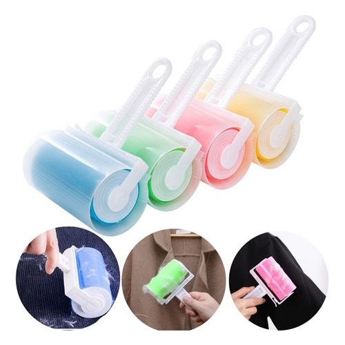 Rolo Tira Pelos Plástico Lavável Original Alta Qualidade em Oferta na Shopee