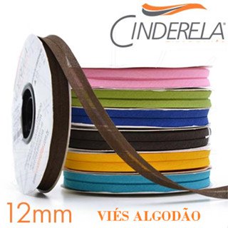VIÉS CINDERELA ALGODÃO 12MM ROLO COM 20 MTS