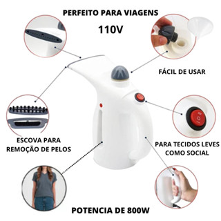 Ferro De Passar Roupas A Vapor Eletrico Passadeira Portatil Voltagem 110V