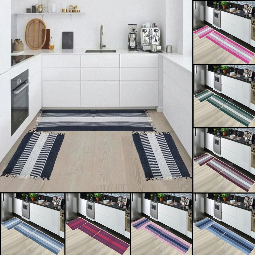 Kit Tapete Cozinha Passadeira Jogo Tear 3 Peças Kit Passadeira Cozinha Jogo De Cozinha