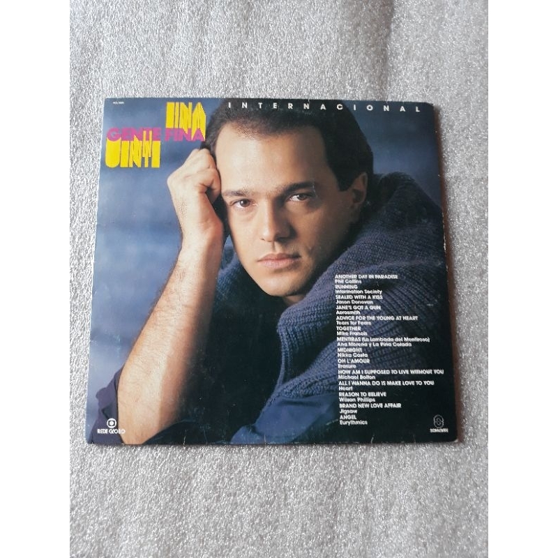 LP Trilha Sonora Novela Gente Fina  1990  INTERNACIONAL