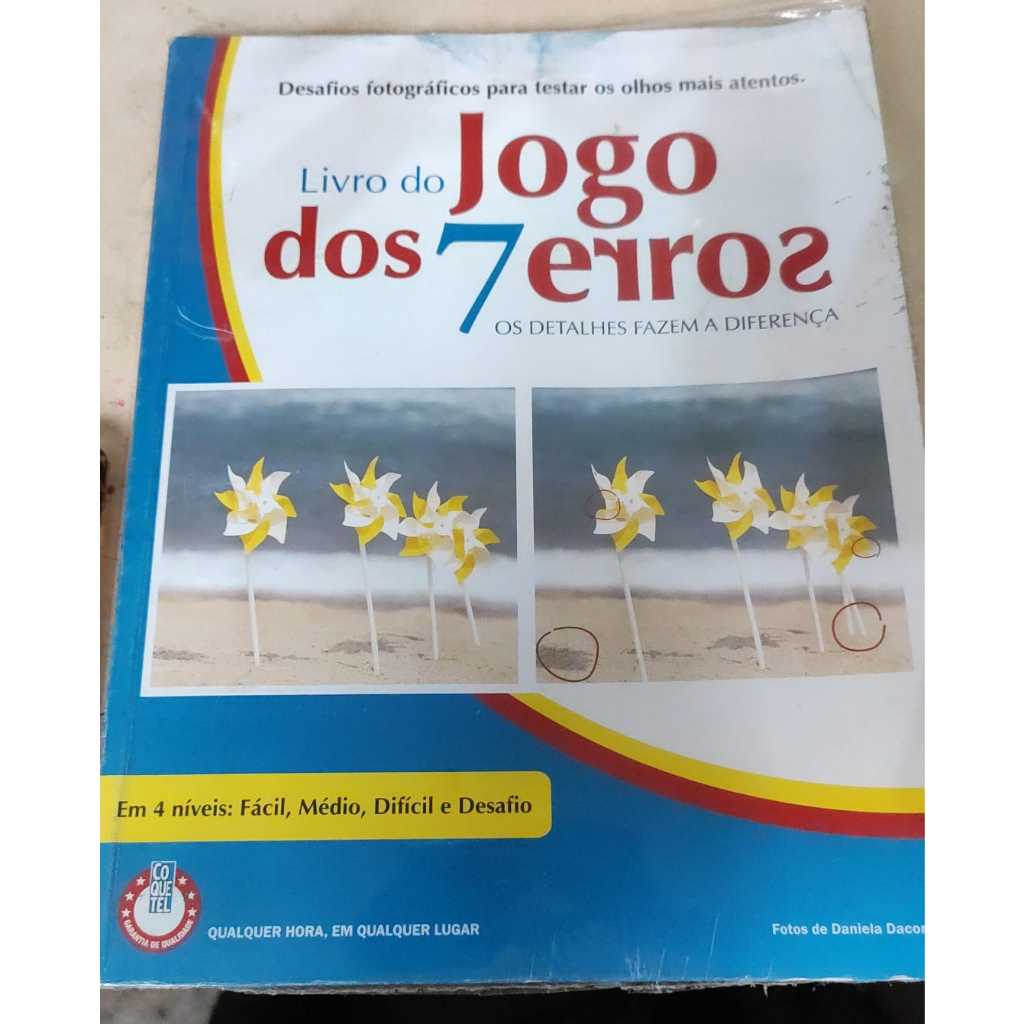 Livro do Jogo dos 7 Erros : Livro 1 / Os detalhes fazem a diferença / Novo