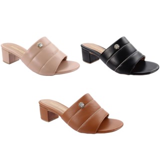 Tamanco Salto Baixo 5 cm feminino confort casual clássico