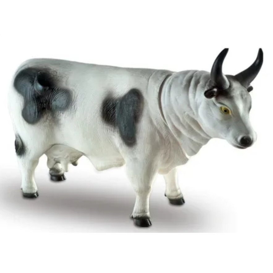 Brinquedo Vaca Vaquinha Coleção Farm Animals Vinil Macio - Bee Toys em Oferta na Shopee