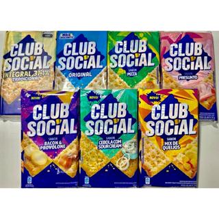 KIT COM 20 PACOTES DE BISCOITOS CLUB SOCIAL 24G VARIADOS PC 6UN - TOTAL 120 SACHES