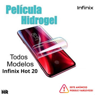 Pelicula Hidrogel HD Anti Impacto Infinix Hot 20 / Hot 20 5G/ Hot 20i / Hot 20 Play / Hot 20S