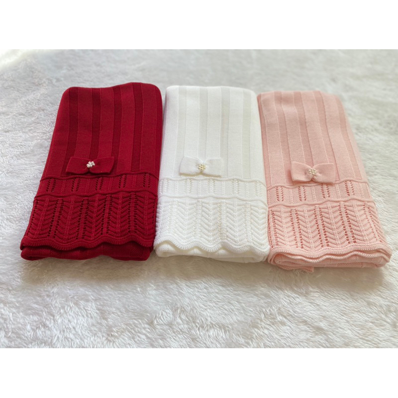 Manta Cobertor Bebê Tricot Maternidade Menina Avulsa em Oferta na Shopee