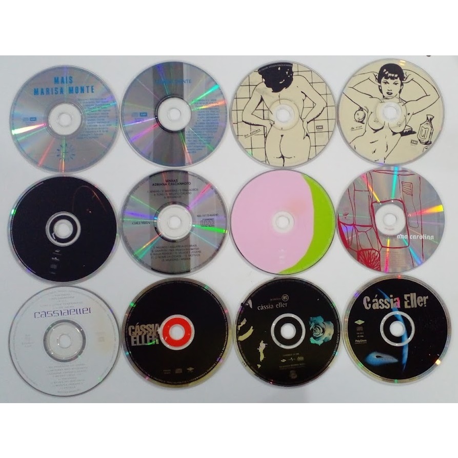 CD Marisa Monte Adriana Calcanhoto Ana Carolina Cássia Eller Apenas As Mídias Originais Á Escolha