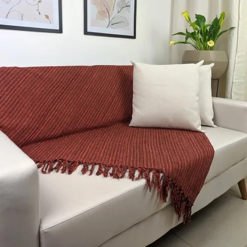 Xale Manta Decorativa e  Protetora Para Sofá 2,20x1,70m Promoção