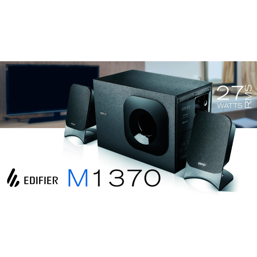 CAIXA DE SOM EDIFIER COM SUBWOOFER 2.1 M1370B