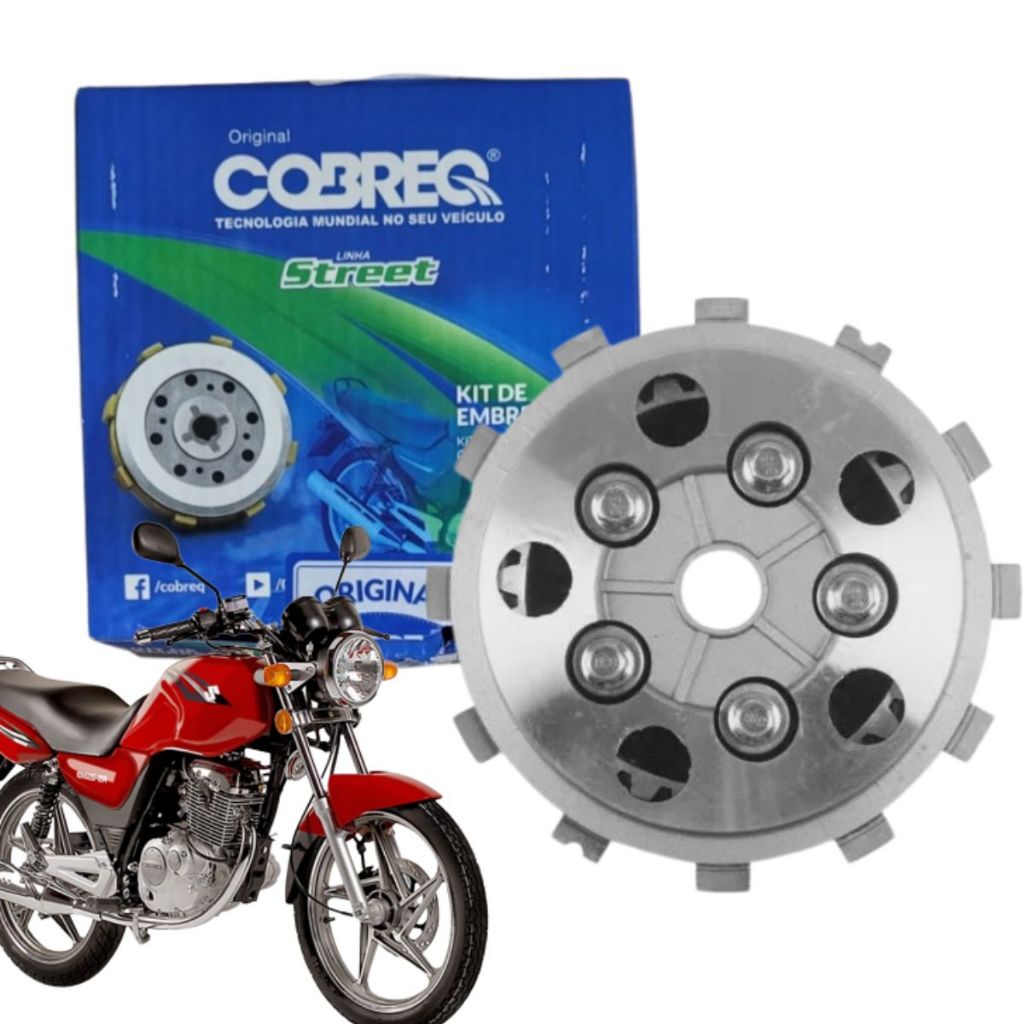 Kit Embreagem Completo Suzuki Yes Intruder 125 2003 a 2016 Original Cobreq