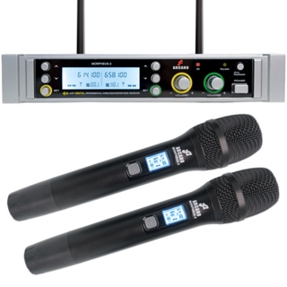 Microfone Sem Fio Arcano Morpheus-2 Duplo Mic De Mão Bivolt em Oferta na Shopee