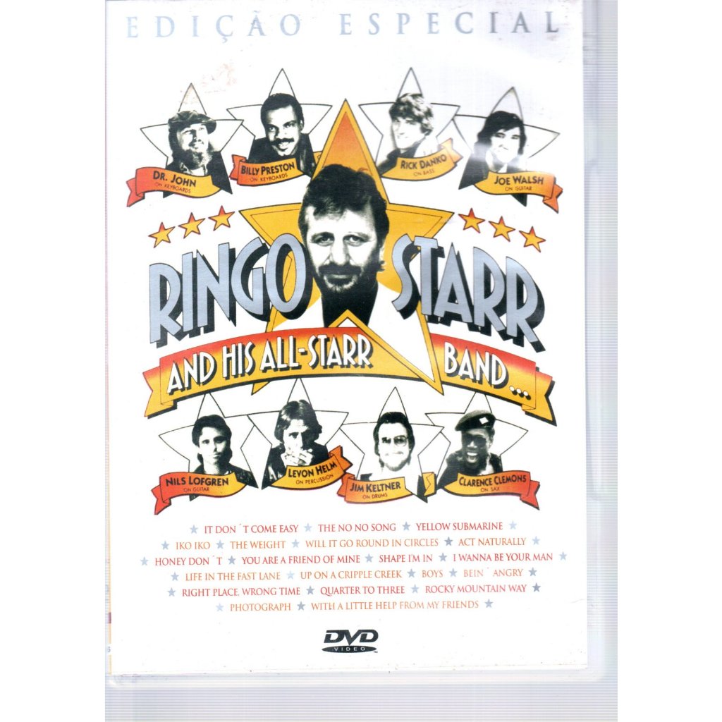 DVD RINGO STARR AND ALL STARR BAND ( EDIÇÃO ESPECIAL )