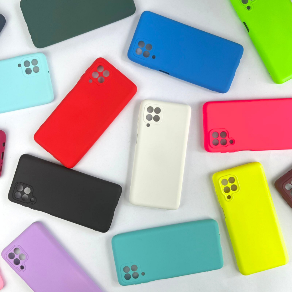 Capinha Para Samsung M62/F62 / Capa Case Silicone Aveludada Colorida Forrada (CF26) em Oferta na Shopee