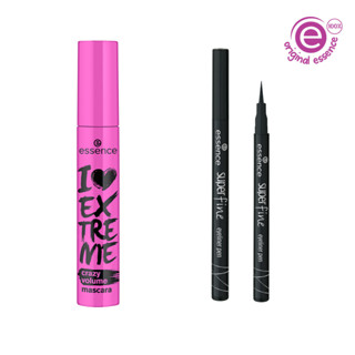 Kit Mascara de Cilios I love extreme Crazy volume + Caneta Delineadora Superfina essence
