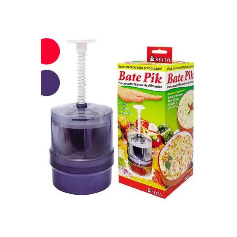 Bate Pik Triturador de Alimentos Keita Top - Pronta entrega - Envio Rápido