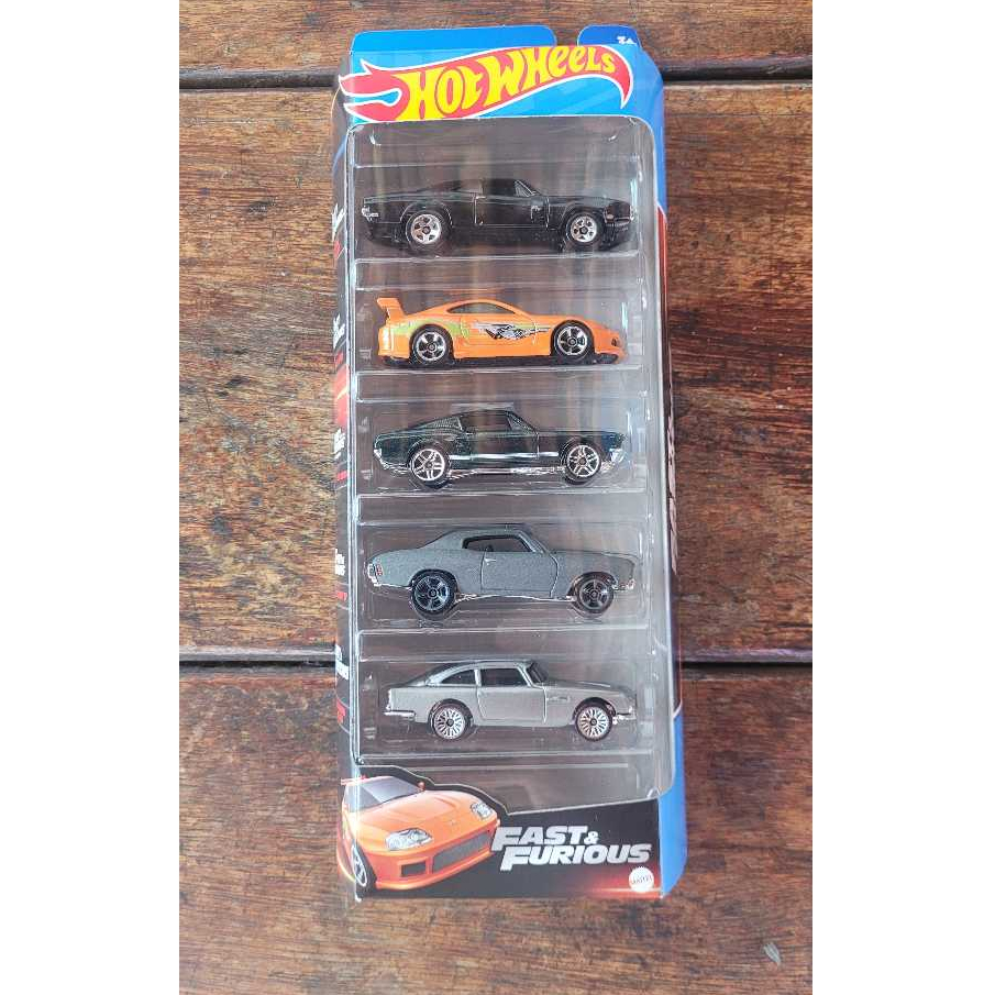 Hot Wheels - Supra e Charger - Fast & Furious "Velozes & Furiosos" 5-Pack 2023 (Lacrado) - 1:64