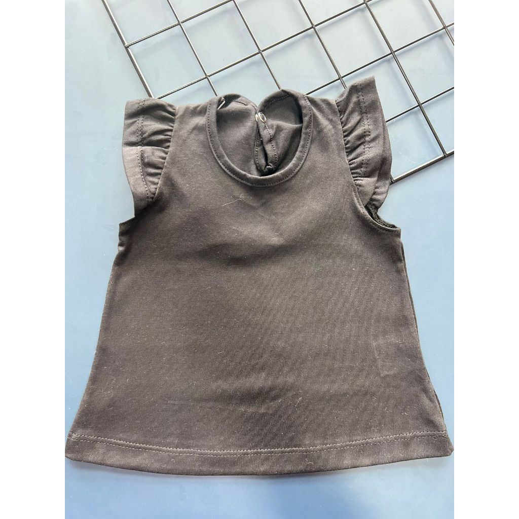 Kit com 3 Blusinhas Infantil Feminina meia malha fresquinha menina bebê P/M/G