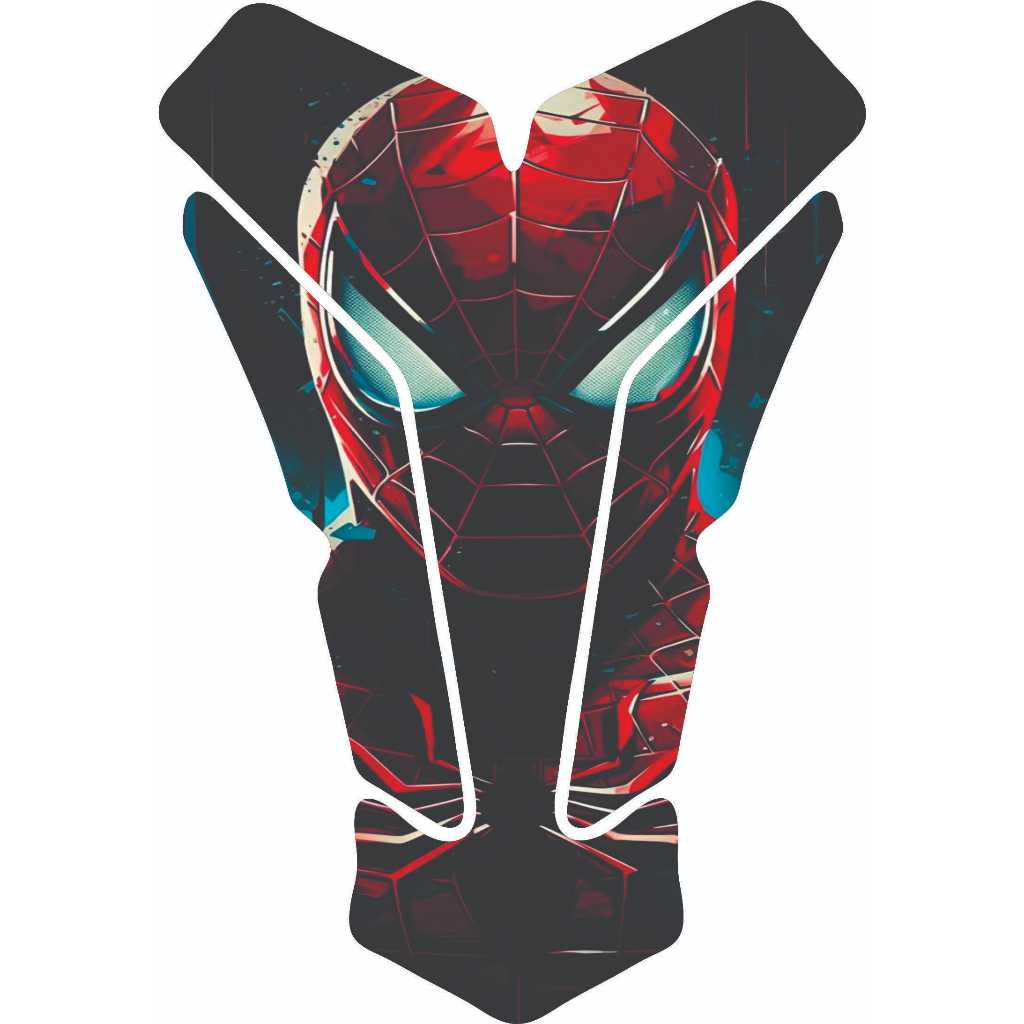 Protetor Para Tanque de Moto Resinado Tankpad Universal - SPIDERHOMEM ARANHA VARIOS MODELOS