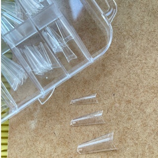 Cx 100 Tips Bailarina C/Degrau D&Z Transparente/Natural - Caixa Acrilica em Oferta na Shopee