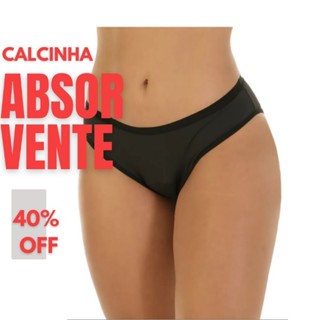 Calcinha Absorvente, Calcinha Menstrual Reutilizável, Calcinha para Incontinência Urinária Leve - NÃO VAZA PROMOÇÃO