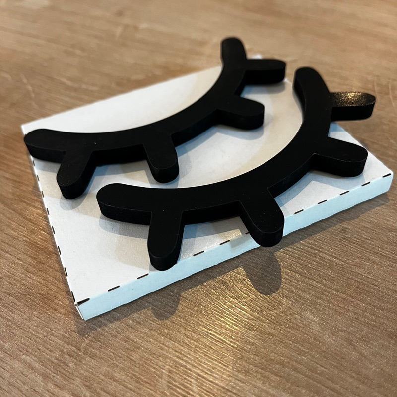 Kit Par de Cílios em MDF para Decoração de Parede - Estilo e Charme para Salão de Beleza Casa Quarto em Oferta na Shopee