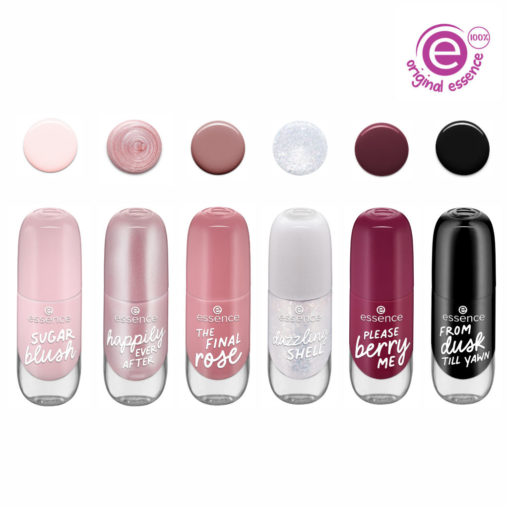 Kit 6 Esmaltes de unhas com efeito gel essence - Beauty