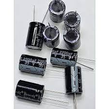5x Capacitor Eletrolítico 2200uf X 35v 105º em Oferta na Shopee