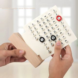 Calendário Criativo Feito à Mão Para Decoração de Casa Conjunto de Calendário de Mesa Com 3 Anéis Para Registrar a Data