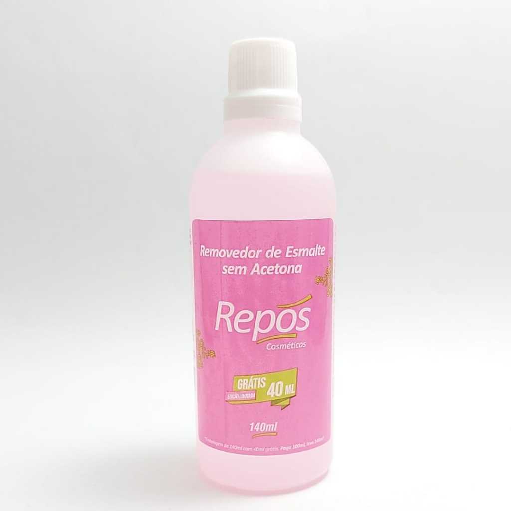 Removedor de Esmaltes Repos Solução Sem Acetona 140ml