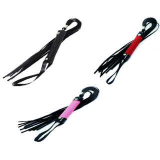 Chicote 8 Tiras 40cm 50 Tons De Cinza Submisão Bdsm Bondage Sexshop Açoite