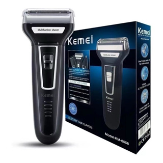 Maquina De Barbear Aparador Elétrico 3 Em 1 Kemei 6558 em Oferta na Shopee